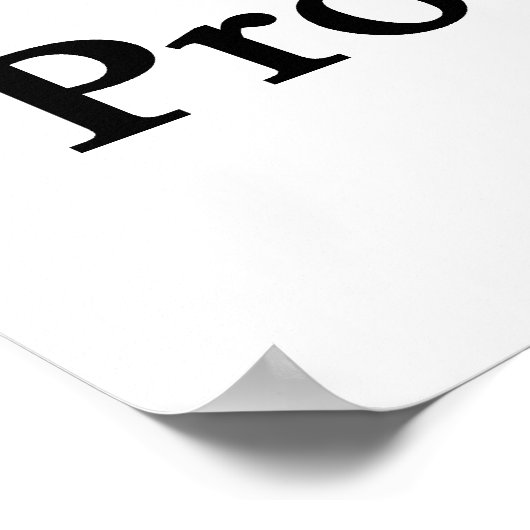 Drummer im Gange Poster (Ecke)