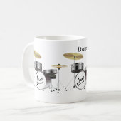 Drummer Kaffeetasse (Vorderseite Links)