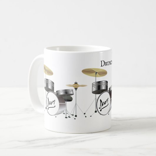 Drummer Kaffeetasse (Vorderseite Links)