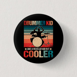 Drummer kid wie ein normales kid aber Cooler tromm Button