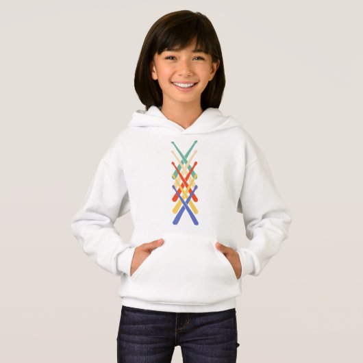Drummer Kids Hoodie (Vorne ganz)