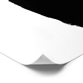 Drummer klebt in der Luft schattenblauen Invert Tr Poster (Ecke)