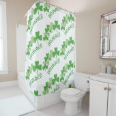 Drummer-Kleeblatts Duschvorhang (Beispiel)