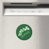 Drummer-Kleeblatts mit grüner Darstellung Magnet (In Situ (Geschirrspüler))