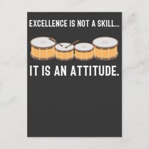 Drummer-Liebe für die Beherrschbarkeit Postkarte