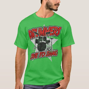 Drummer Liebe zu schlagen Schlagzeug Musik T-Shirt