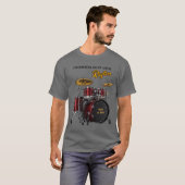 Drummer machen es mit Rhythm (anpassbar) T-Shirt (Vorne ganz)