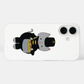 Drummer Marching Band Cat Black Gold Case-Mate iPhone Hülle (Rückseite (Horizontal))