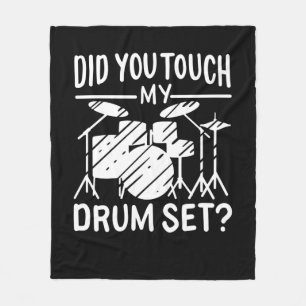 Drummer - Mein trockenes Set Fleecedecke