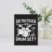 Drummer - Mein trockenes Set Postkarte (Stehend Vorderseite)