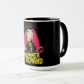 Drummer mit Drumsticks Tasse (VorderseiteRechts)