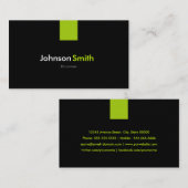 Drummer Modern Minze Green Visitenkarte (Vorne/Hinten)