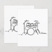 Drummer Music Design One-Line Drums (Vorne/Hinten)
