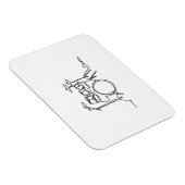 Drummer Music Design One-Line Drums Magnet (Rechte Seite)