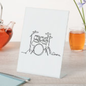 Drummer Music Design One-Line Drums Sockelschild (In Situ)