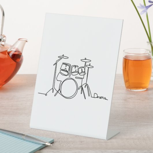 Drummer Music Design One-Line Drums Sockelschild (In Situ)