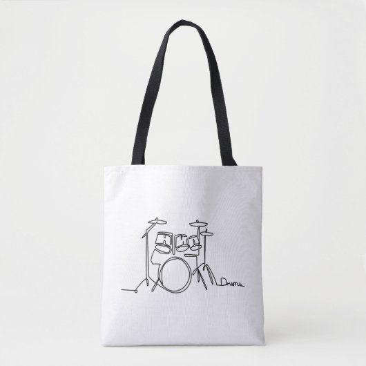 Drummer Music Design One-Line Drums Tasche (Vorderseite)