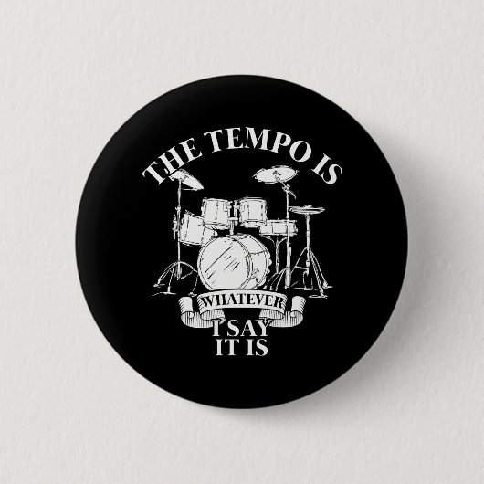 Drummer Musical Instrument Music Drummer Drums Button (Vorderseite)