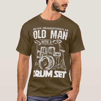 Drummer Musical Instrument Retirement Drums T-Shirt
