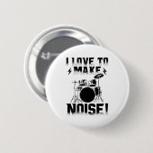 Drummer | Musikalische Instrumentenspende Button (Vorne & Hinten)