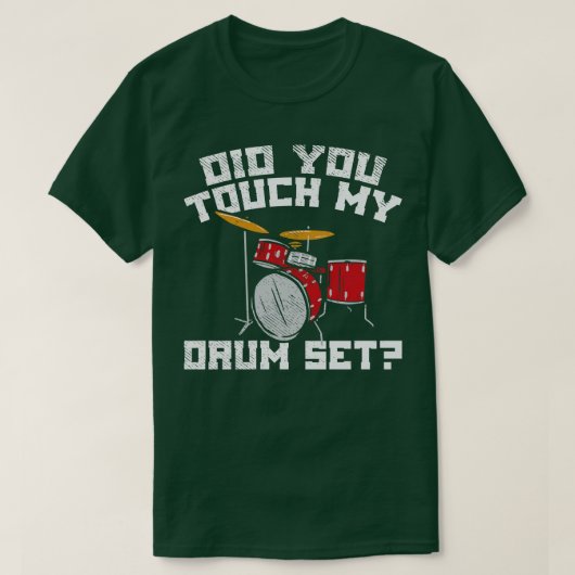 Drummer My Drum Set 2 T-Shirt (Design vorne)