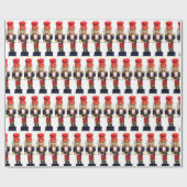 Drummer Nutcracker Geschenkpapier (Flach)