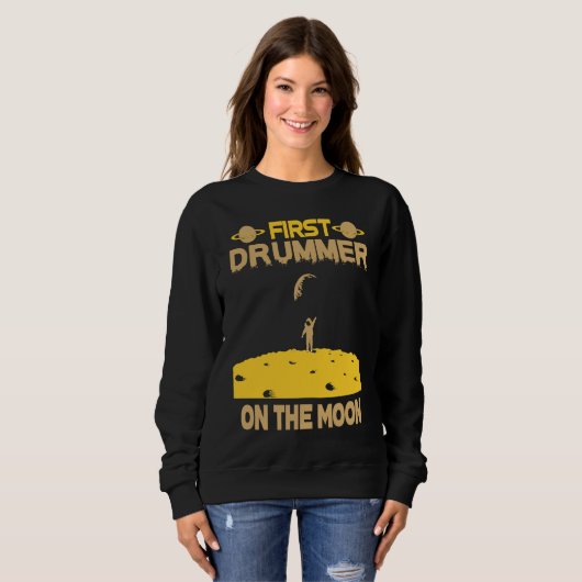 Drummer On The Moon Sweatshirt (Vorne ganz)