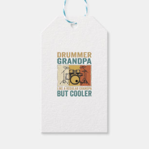 Drummer Opa wie ein normaler Opa aber cooler  Geschenkanhänger