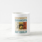 Drummer Opa wie ein normaler Opa, aber cooler Kaffeetasse (Mittel)