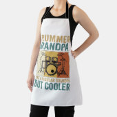 Drummer Opa wie ein normaler Opa, aber cooler  Schürze (InSitu)