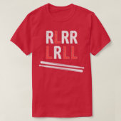 Drummer Paradiddle Sticks Drum RLRR LRLL Design T-Shirt (Design vorne)