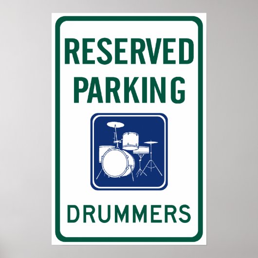 Drummer Parken Poster (Vorne)