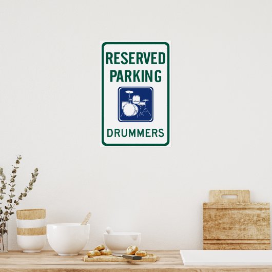 Drummer Parken Poster (Küche)