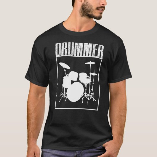 Drummer Percussionist T-Shirt (Vorderseite)