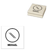 Drummer Personalisiert Gummistempel (Stempel)