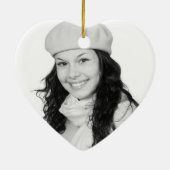 Drummer Personalisiert Weihnachts-Foto Ornament (Hinten)