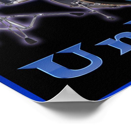 Drummer-Plakat Poster (Ecke)