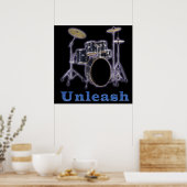 Drummer-Plakate Poster (Küche)