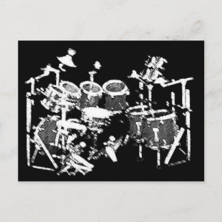 Drummer Postkarte