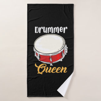 Drummer Queen Badehandtuch