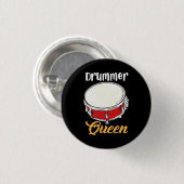 Drummer Queen Button (Vorne & Hinten)