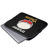 Drummer Queen Laptopschutzhülle (Vorne Knopf)