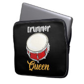 Drummer Queen Laptopschutzhülle (Vorderseite Links)