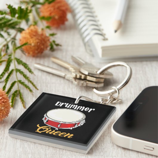 Drummer Queen Schlüsselanhänger (Vorderseite rechts)