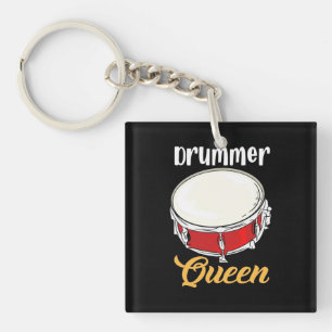 Drummer Queen Schlüsselanhänger