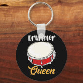 Drummer Queen Schlüsselanhänger (Vorderseite)