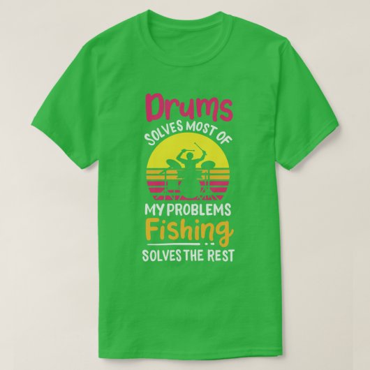 Drummer Quote Drums 1 T-Shirt (Design vorne)