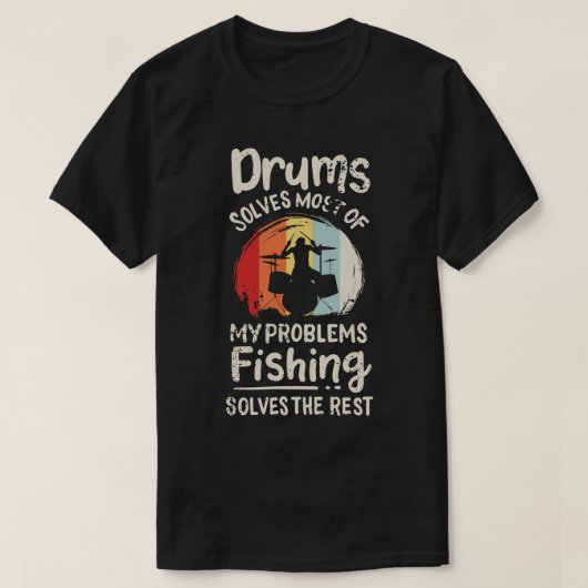 Drummer Quote Drums 1 T-Shirt (Design vorne)