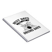 Drummer-Redewendungen | Drumms Musikinstrumentenge Notizblock (Rechte Seite)