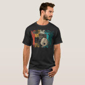 Drummer Retro Drum Set Drumset T-Shirt (Vorne ganz)